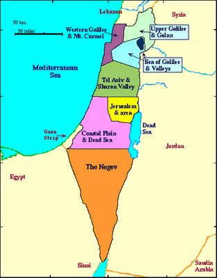 israel+map