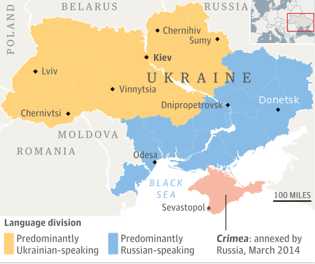 Street map Donetsk Ukraine