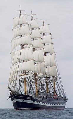 Kruzenshtern Barque: Russian Sailing Ship! | Windows to Russia