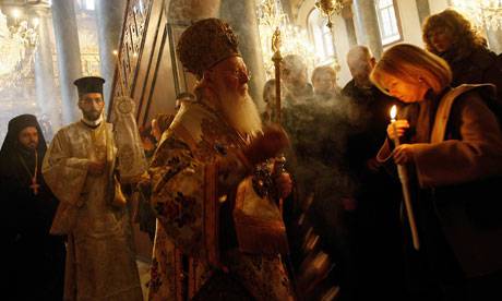 Greek Orthodox Easter ceremony in Istanbul